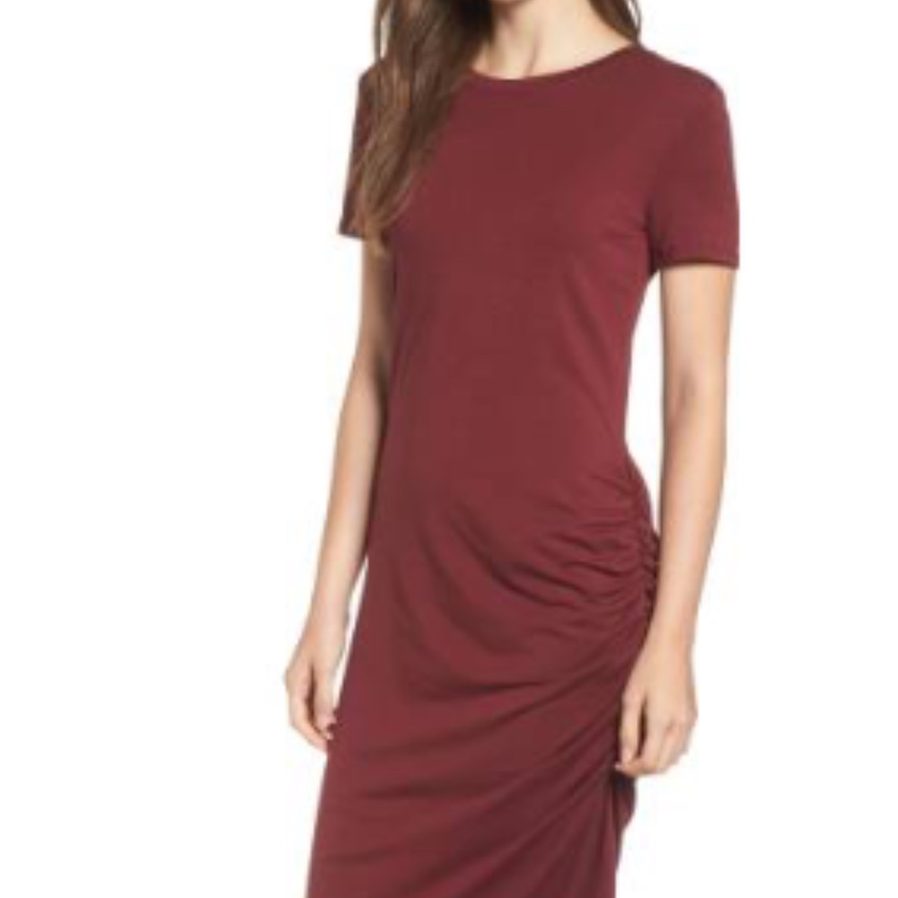 Treasure & Bond Side-Rouched Bodycon Dress Size XS